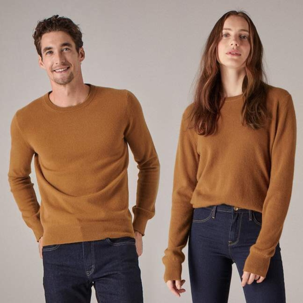 Naadam Dark Ginger Essential 75 Cashmere Sweater